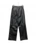 MAISON SPECIAL (メゾンスペシャル) Vegan Leather Wide Straight Pants　ヴィーガンレザーワイドストレートパンツ ブラック サイズ:38：6000円