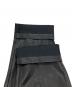 中古・古着 MAISON SPECIAL (メゾンスペシャル) Vegan Leather Wide Straight Pants　ヴィーガンレザーワイドストレートパンツ ブラック サイズ:38：6000円