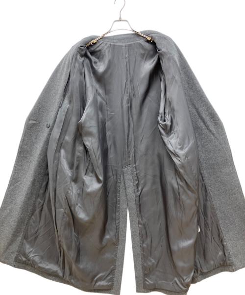 MAISON SPECIAL（メゾンスペシャル）MAISON SPECIAL (メゾンスペシャル) スーパー100メルトンルーズコート グレー サイズ:38の古着・服飾アイテム