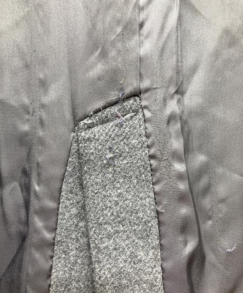 MAISON SPECIAL（メゾンスペシャル）MAISON SPECIAL (メゾンスペシャル) スーパー100メルトンルーズコート グレー サイズ:38の古着・服飾アイテム