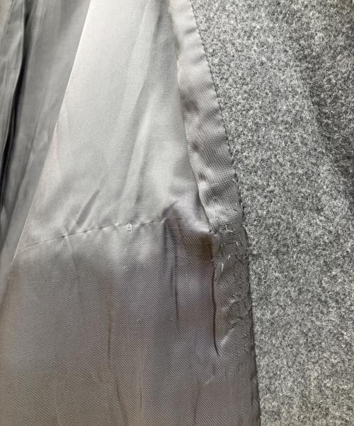 MAISON SPECIAL（メゾンスペシャル）MAISON SPECIAL (メゾンスペシャル) スーパー100メルトンルーズコート グレー サイズ:38の古着・服飾アイテム