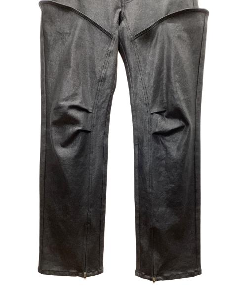 FRANGANT（フランゴン）FRANGANT (フランゴン) thigh high denim ブラック サイズ:38の古着・服飾アイテム