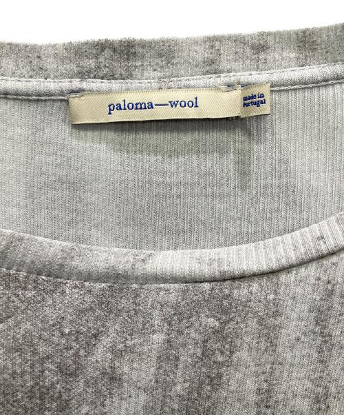Paloma Wool（パロマウール）paloma wool (パロマウール) リブカットソー グレー サイズ:Mの古着・服飾アイテム