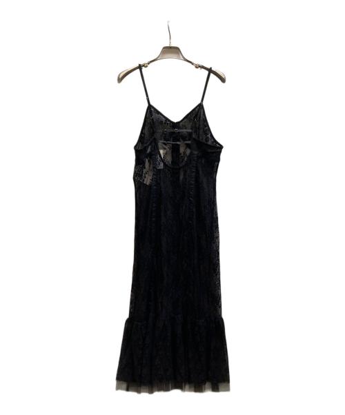 MAISON SPECIAL（メゾンスペシャル）MAISON SPECIAL (メゾンスペシャル) Lace Docking Camisole Onepiece/21251265805 ブラック サイズ:F 未使用品の古着・服飾アイテム