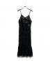 MAISON SPECIAL（メゾンスペシャル）の古着「Lace Docking Camisole Onepiece/21251265805」｜ブラック