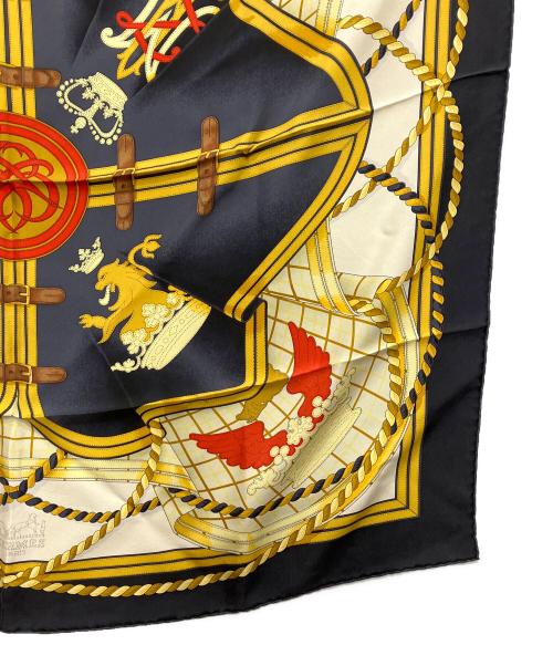 HERMES（エルメス）HERMES (エルメス) カレ90 ネイビーの古着・服飾アイテム