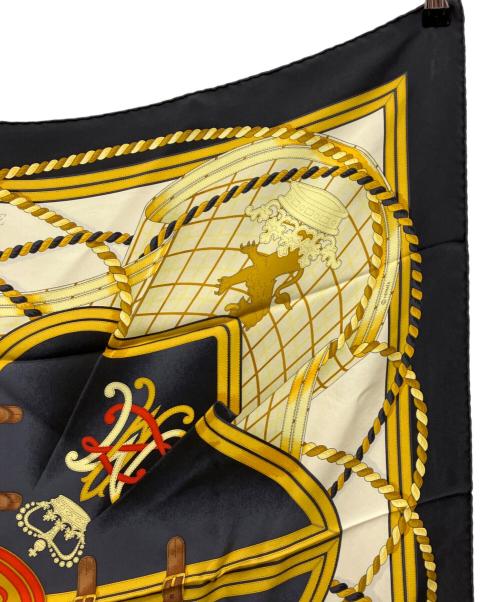 HERMES（エルメス）HERMES (エルメス) カレ90 ネイビーの古着・服飾アイテム