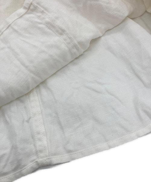 BACCA（バッカ）BACCA (バッカ) リネンツイルカフタンワンピース ホワイト サイズ:36の古着・服飾アイテム