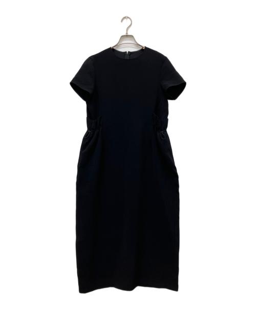 UNITED ARROWS TOKYO（ユナイテッドアローズトウキョウ）UNITED ARROWS TOKYO (ユナイテッドアローズトウキョウ) COMFY ドロストワンピース ブラック サイズ:Mの古着・服飾アイテム
