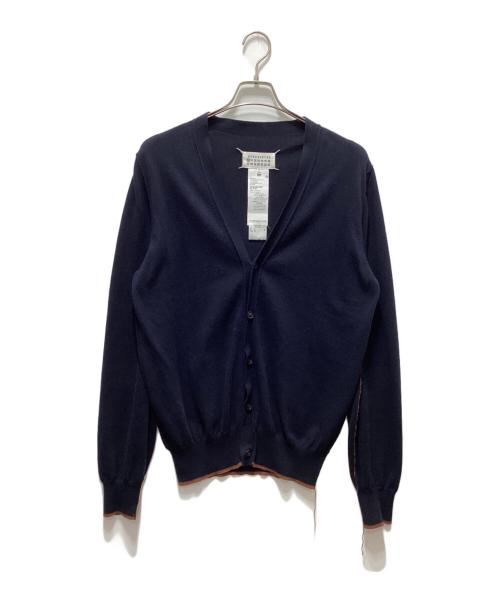 Maison Margiela（メゾンマルジェラ）Maison Margiela (メゾンマルジェラ) エルボーパッチ カーディガン ネイビー サイズ:Ｓの古着・服飾アイテム