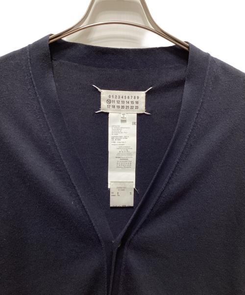 Maison Margiela（メゾンマルジェラ）Maison Margiela (メゾンマルジェラ) エルボーパッチ カーディガン ネイビー サイズ:Ｓの古着・服飾アイテム