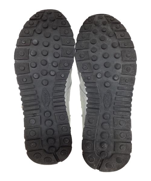 TOD'S（トッズ）TOD'S (トッズ) メタリックフリンジスリッポン シルバー サイズ:36 1/2の古着・服飾アイテム