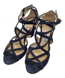 JIMMY CHOO（ジミーチュウ）の古着「デニムサンダル」｜インディゴ