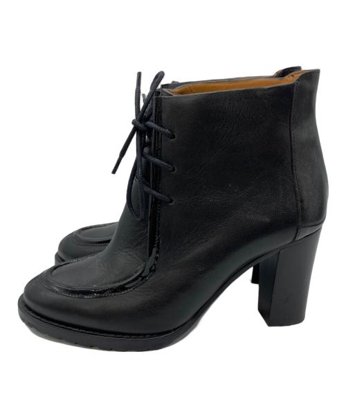 RALPH LAUREN（ラルフローレン）RALPH LAUREN (ラルフローレン) チロリアンブーツ　レザーブーツ ブラック サイズ:36の古着・服飾アイテム