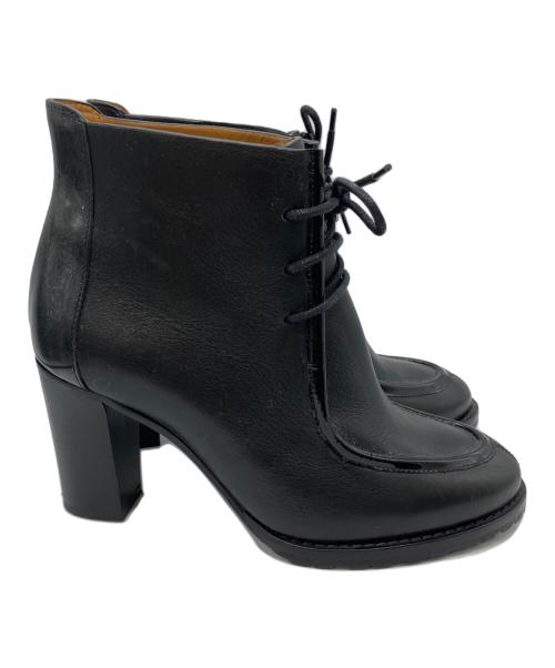 RALPH LAUREN（ラルフローレン）RALPH LAUREN (ラルフローレン) チロリアンブーツ　レザーブーツ ブラック サイズ:36の古着・服飾アイテム