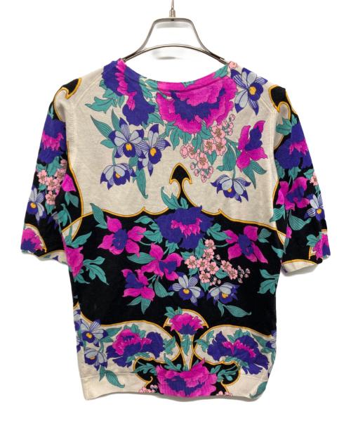 LEONARD（レオナール）LEONARD (レオナール) 総柄ニット マルチカラー サイズ:Mの古着・服飾アイテム