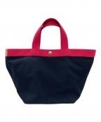 Herve Chapelierエルベシャプリエ）の古着「舟形トートバッグ」｜ネイビー