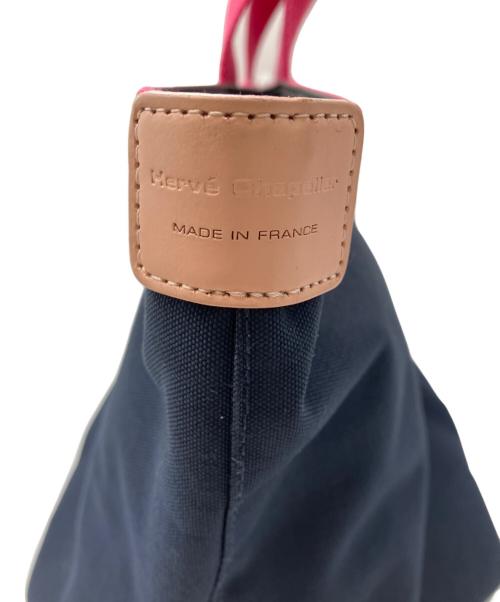Herve Chapelier（エルベシャプリエ）Herve Chapelier (エルベシャプリエ) 舟形トートバッグ ネイビーの古着・服飾アイテム