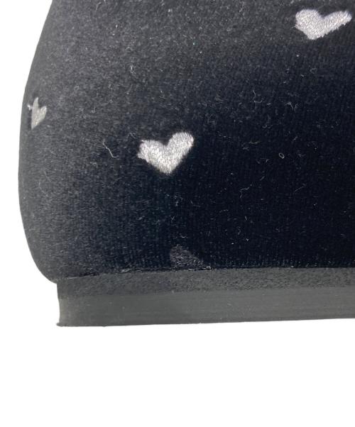 Le Talon（ル タロン）Le Talon (ル タロン) ハートシシュウフラット ブラック サイズ:23の古着・服飾アイテム