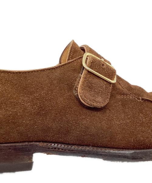 G.F.Cleverley（ジーエフクレバリー）G.F.Cleverley (ジーエフクレバリー) モンクストラップシューズ ブラウン サイズ:7Eの古着・服飾アイテム