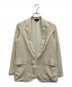 theoryセオリー）の古着「POWDER CREPE CASUAL BLAZE」｜アイボリー