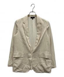 theory（セオリー）の古着「POWDER CREPE CASUAL BLAZE」｜アイボリー