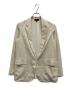 theory（セオリー）の古着「POWDER CREPE CASUAL BLAZE」｜アイボリー