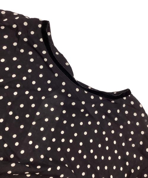 SINME（シンメ）SINME (シンメ) ドットマキシワンピース ブラック サイズ:Mの古着・服飾アイテム