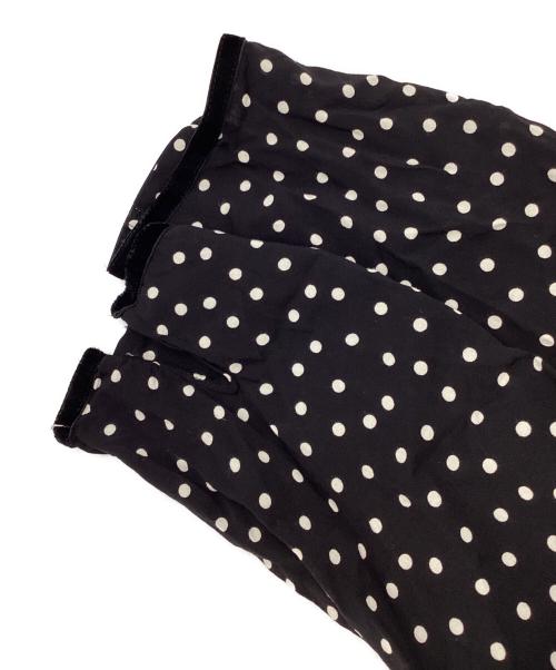 SINME（シンメ）SINME (シンメ) ドットマキシワンピース ブラック サイズ:Mの古着・服飾アイテム