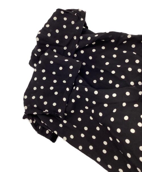 SINME（シンメ）SINME (シンメ) ドットマキシワンピース ブラック サイズ:Mの古着・服飾アイテム