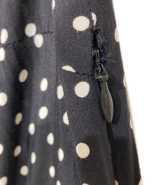 SINME（シンメ）SINME (シンメ) ドットマキシワンピース ブラック サイズ:Mの古着・服飾アイテム