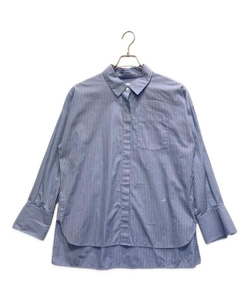 ebure（エブール）ebure (エブール) ストライプシャツ ブルー サイズ:36の古着・服飾アイテム