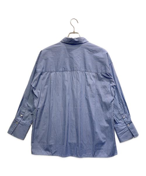 ebure（エブール）ebure (エブール) ストライプシャツ ブルー サイズ:36の古着・服飾アイテム