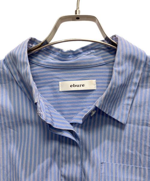 ebure（エブール）ebure (エブール) ストライプシャツ ブルー サイズ:36の古着・服飾アイテム