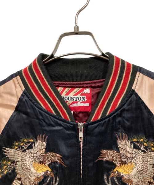HOUSTON（ヒューストン）HOUSTON (ヒューストン) スカジャン ブラック サイズ:Lの古着・服飾アイテム
