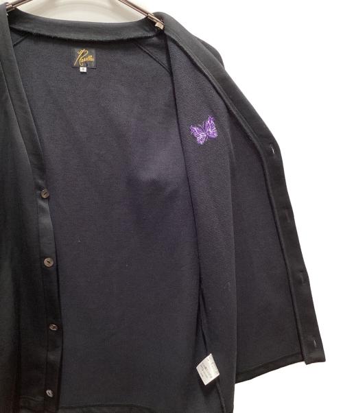 Needles（ニードルズ）Needles (ニードルズ) Vネックカーディガン ブラック サイズ:Sの古着・服飾アイテム