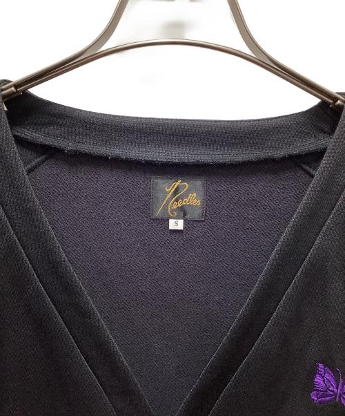 Needles（ニードルズ）Needles (ニードルズ) Vネックカーディガン ブラック サイズ:Sの古着・服飾アイテム