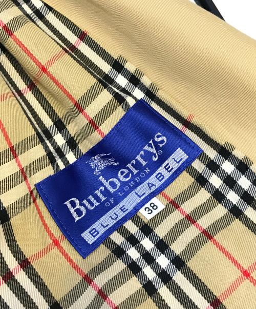 Burberry's（バーバリー）Burberry's (バーバリーズ) 裏ノバチェックステンカラーコート ベージュ サイズ:38の古着・服飾アイテム