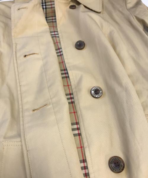 Burberry's（バーバリー）Burberry's (バーバリーズ) 裏ノバチェックステンカラーコート ベージュ サイズ:38の古着・服飾アイテム