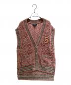 CHANELシャネル）の古着「ココボタン レーヨンニットベスト　P73530K10528」｜ピンク
