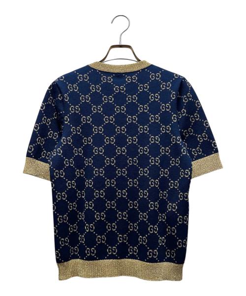 GUCCI（グッチ）GUCCI (グッチ) GGコットンラメ ファブリック トップス ブラック サイズ:Ｓの古着・服飾アイテム