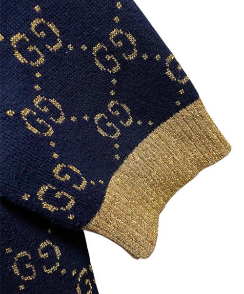 GUCCI（グッチ）GUCCI (グッチ) GGコットンラメ ファブリック トップス ブラック サイズ:Ｓの古着・服飾アイテム