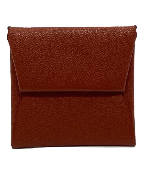 HERMES（エルメス）HERMES (エルメス) バスティア コインケース バーガンディーの古着・服飾アイテム