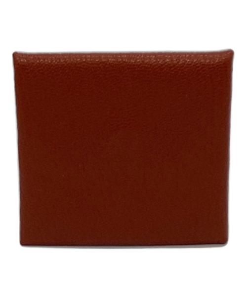 HERMES（エルメス）HERMES (エルメス) バスティア コインケース バーガンディーの古着・服飾アイテム