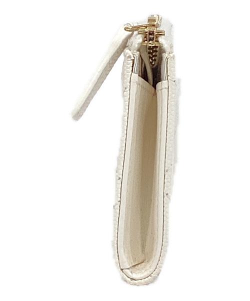 CHANEL（シャネル）CHANEL (シャネル) L字ジップコインパース ホワイトの古着・服飾アイテム