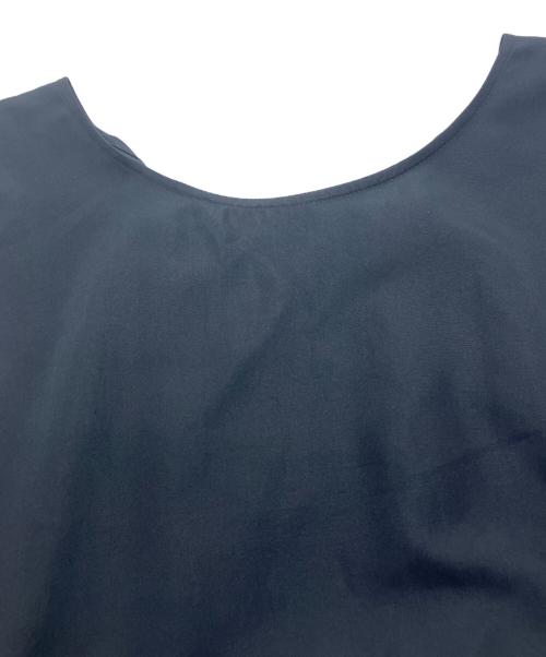 BLUE LABEL CRESTBRIDGE（ブルーレーベルクレストブリッジ）BLUE LABEL CRESTBRIDGE (ブルーレーベルクレストブリッジ) ドライブロードティアードワンピース ネイビー サイズ:38の古着・服飾アイテム