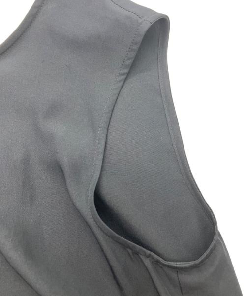 BLUE LABEL CRESTBRIDGE（ブルーレーベルクレストブリッジ）BLUE LABEL CRESTBRIDGE (ブルーレーベルクレストブリッジ) ドライブロードティアードワンピース ネイビー サイズ:38の古着・服飾アイテム
