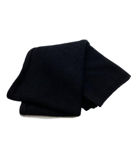 HERMES（エルメス）HERMES (エルメス) カシミヤストール ブラックの古着・服飾アイテム