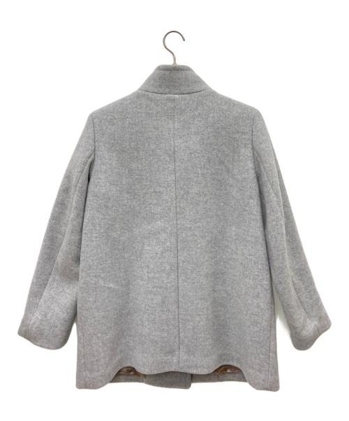 MACKINTOSH LONDON（マッキントッシュ ロンドン）MACKINTOSH LONDON (マッキントッシュ ロンドン) スタンドカラーコート グレー サイズ:SIZE40の古着・服飾アイテム