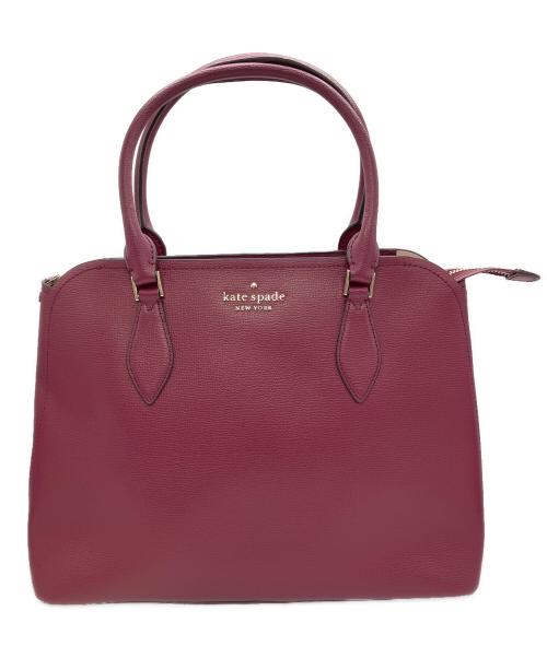 Kate Spade（ケイトスペード）Kate Spade (ケイトスペード) 2WAYバッグ ボルドーの古着・服飾アイテム
